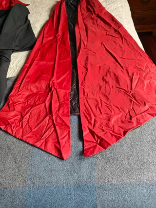 Disfraz Carnaval Negro y Rojo Talla Única