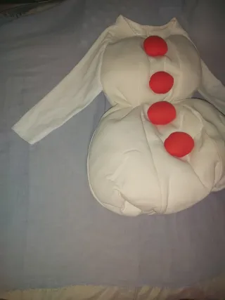 Disfraz Muñeco Nieve Niños.3/4 años