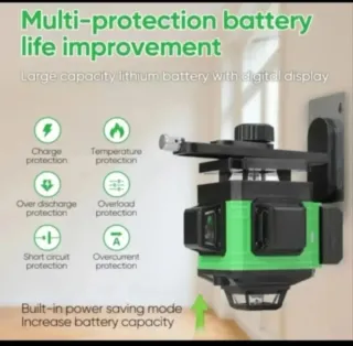 Nivel Láser 4D 16 Líneas con Accesorios