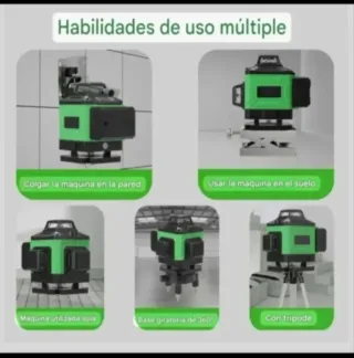 Nivel Láser 4D 16 Líneas con Accesorios