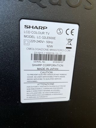 TV Sharp LC-32LE600E