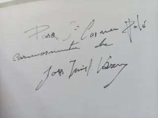 José Luis López Vázquez autógrafo libro firmado