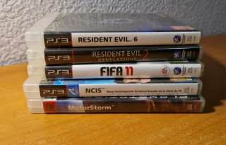 Lote 5 Juegos PS3: NCIS, MotorStorm, Resident Evil