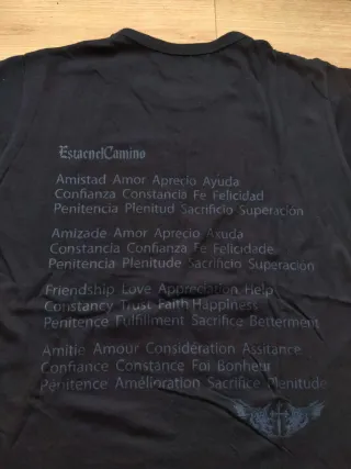 Camiseta Camino de Santiago Azul