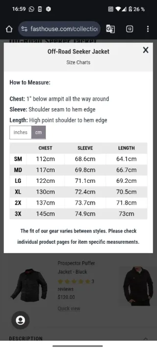 Chaqueta para motocross o enduro FastHouse