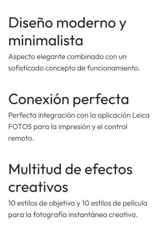 Cámara Leica Sofort 2 Casi Nueva