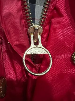 Chaqueta Barbour International Roja Talla L