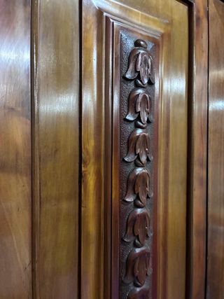 Armario clásico madera 2 puertas con espejos