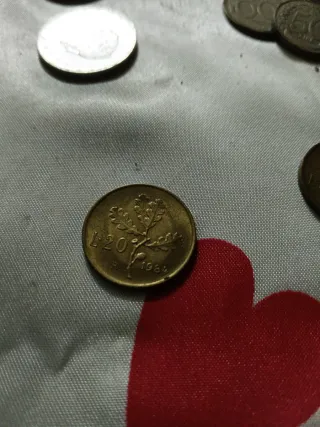 Moneta antica 20 Lire 1984