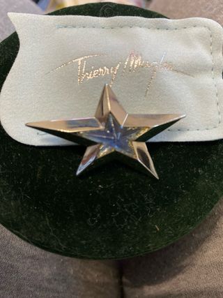 Spilla Thierry Mugler Stella Argento Blu