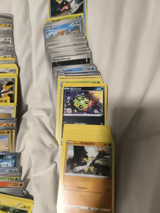 Lote bulk +200 cartas pokemon ORIGINALES INGLÉS