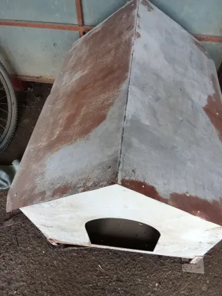 Caseta perro grande metálica