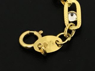 pulsera oro 18k con circonita