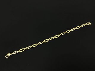 pulsera oro 18k con circonita