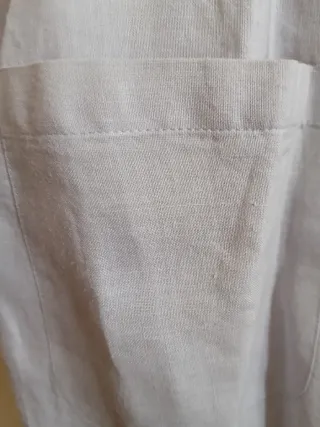 Vestido camisero lila con bordado