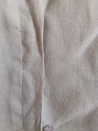 Vestido camisero lila con bordado