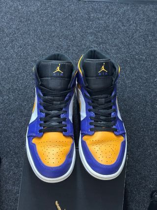 Nike Jordan 1 Mid Lakers 46