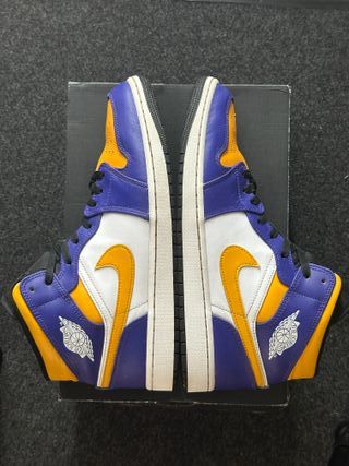Nike Jordan 1 Mid Lakers 46