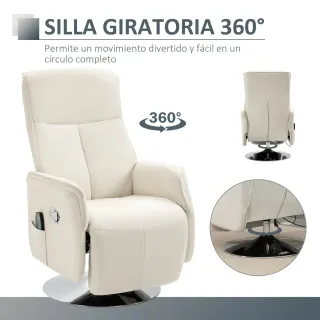 Sillón de Masaje Eléctrico con Reposapiés