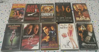 Lote 10 Películas VHS Variadas Colección