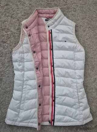Chaleco Tommy Hilfiger Blanco y Rosa