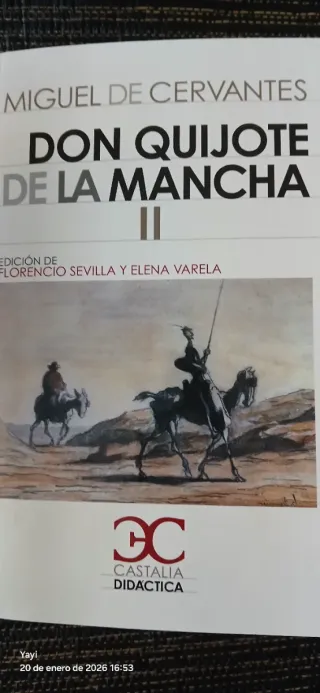 Don Quijote de la Mancha I - II [2 Vols.] (Cast...