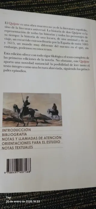 Don Quijote de la Mancha I - II [2 Vols.] (Cast...