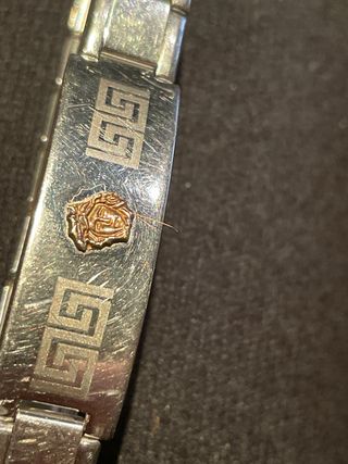 Pulsera Vintage Versace Acero Inoxidable
