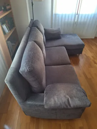 Sofá chaise longue de 3 plazas