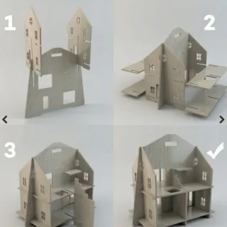 Casa Muñecas Madera grande Nueva con etiqueta