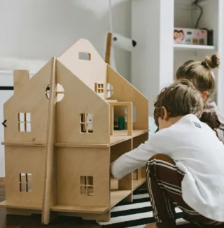 Casa Muñecas Madera grande Nueva con etiqueta