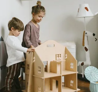 Casa Muñecas Madera grande Nueva con etiqueta