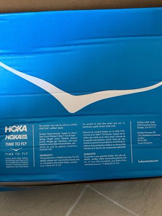 Zapatillas Hoka Negras Talla 42
