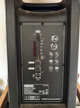 Altavoz Daewoo Portátil Bluetooth Negro/Gris