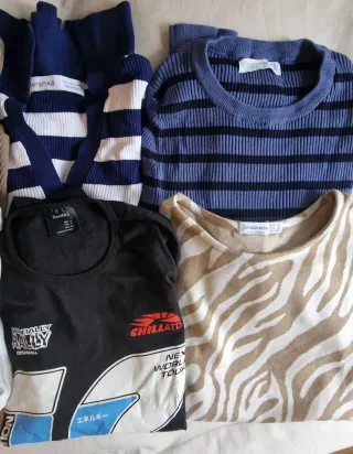 Lote 11 camisetas Bershka y Stradivarius Talla S