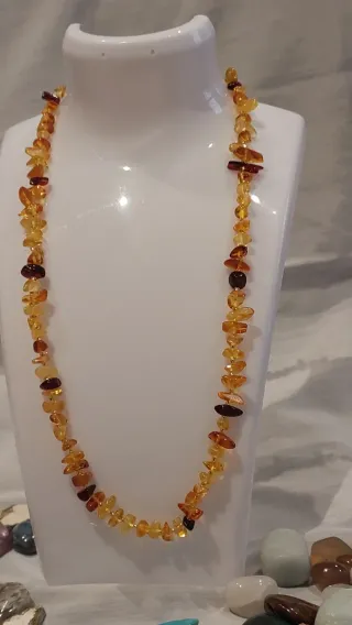 Collar Ámbar Piedra Natural