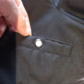 Parka Chaquetón Niña Negro. A estrenar