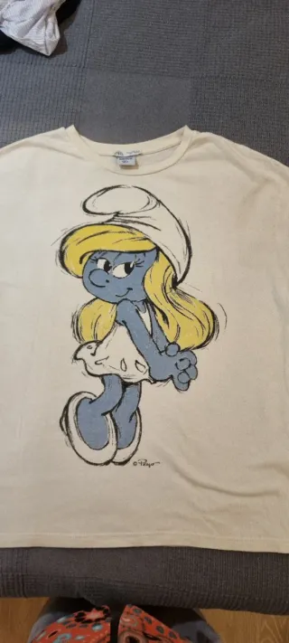 Camiseta the Smurfs. Pitufina