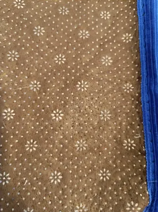 Alfombra grande azul de fleece