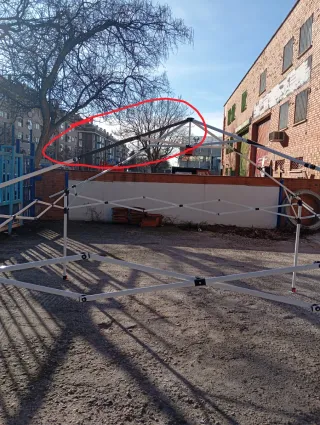 Carpa Gazebo Plegable 3.6x3.6m con Laterales