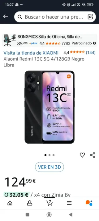 Telefono mobile Redmi Nero
