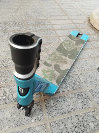 Tabla Scooter Camuflaje Azul