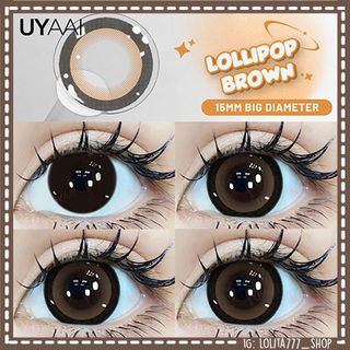 Lentillas Lollipop Marrón Nuevas