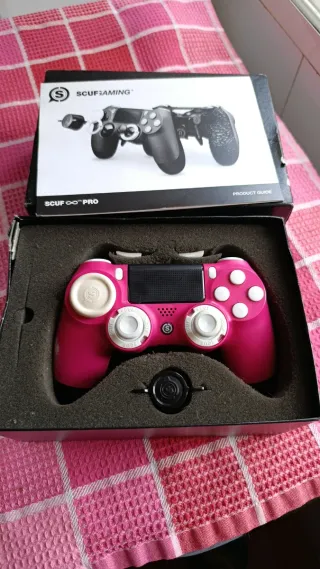 Mando Scuf Gaming PS4 Pro Rosa
