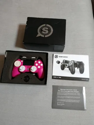 Mando Scuf Gaming PS4 Pro Rosa