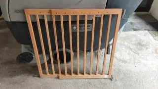 Barrera de seguridad madera