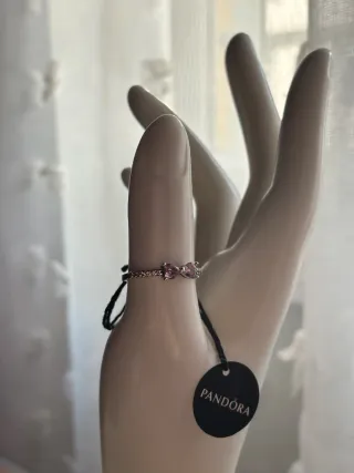 Anillo Pandora Lazo Rosa