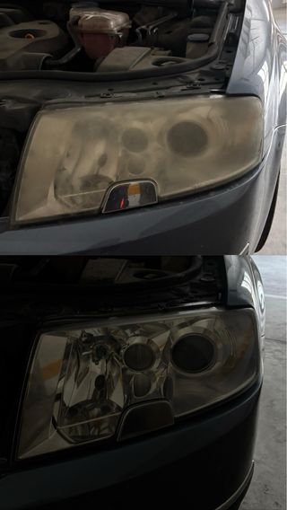 PULIDO RESTAURACION DE FAROS DE COCHE Y MOTO