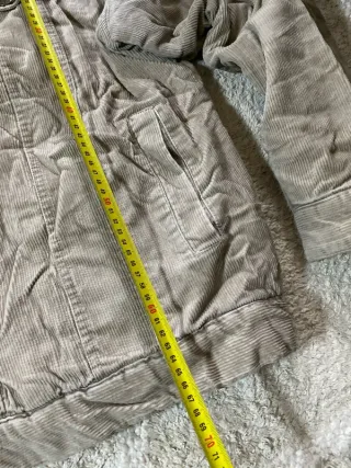 Chaqueta bomber beige retro L