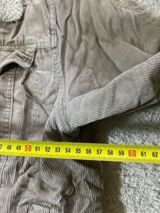 Chaqueta bomber beige retro L